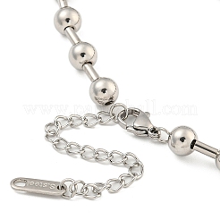 Не тускнеющие ожерелья с подвеской в форме сердца из нержавеющей стали 304 для женщин&nbsp;NJEW-Z040-03P