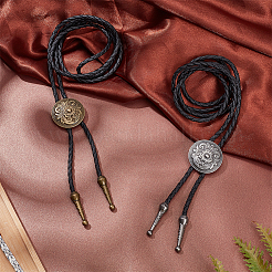 2шт. Галстук-боло из искусственной кожи 2 цветов NJEW-AN0001-61