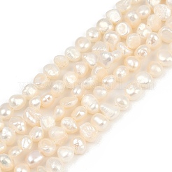 Нити из натурального культивированного пресноводного жемчуга&nbsp;PEAR-P064-19G-05A-01