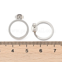 Серьги-гвоздики из нержавеющей стали 304&nbsp;EJEW-Z089-01P