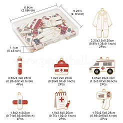 18 шт. 7 стиля подвески из сплава и эмали на медицинскую тематику&nbsp;FIND-FS0004-36