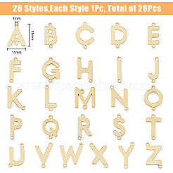 26 шт. 26 стиля подвески-подвески для соединителей из латуни с покрытием стойки KK-FH0006-59