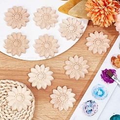 Резьба по дереву накладная аппликация поделки&nbsp;WOOD-WH0034-11B