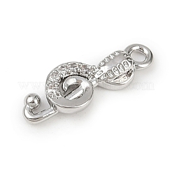 Латунные микропаве прозрачные подвески с фианитом&nbsp;KK-L238-23P