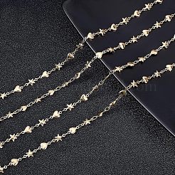 2.5м латунных звеньев цепи&nbsp;DIY-CA0002-14