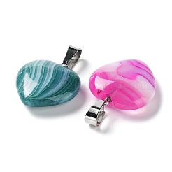 Подвески из натурального агата G-P511-02B-P