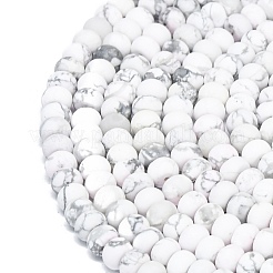 Природные Говлит бисер нитей&nbsp;G-P575-A32-6x4mm