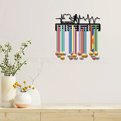 Модная железная вешалка для медалей ODIS-WH0037-257