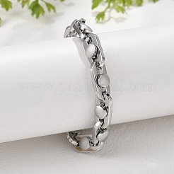 Браслеты из цепочек из нержавеющей стали 304&nbsp;BJEW-P351-02P