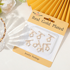 10шт латунные застежки&nbsp;KK-BBC0021-04