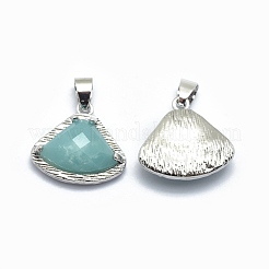 Природные подвески амазонит G-O176C-12P