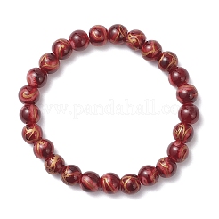 2 комплект круглых браслетов из стеклянных бусин&nbsp;BJEW-JB12652