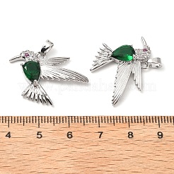 Латунные микро проложить кубического циркония подвески&nbsp;KK-G533-06P-01