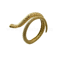 Кольца-манжеты из нержавеющей стали 304 в форме змеи для женщин&nbsp;RJEW-A060-01G
