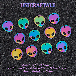 12 шт. ионное покрытие (IP) 201 подвески из нержавеющей стали STAS-UN0045-65