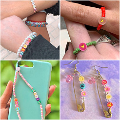 2 стиль непрозрачных акриловых бусин&nbsp;PACR-TA0001-15B