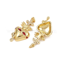 Латунные микро проложить кубического циркония подвески&nbsp;KK-L240-21G