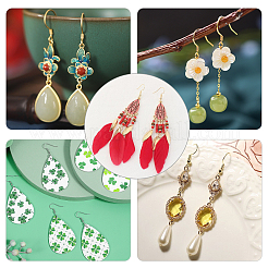 60 шт. крючки для сережек из нержавеющей стали 304&nbsp;DIY-DC0001-53