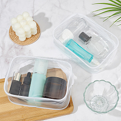 Прозрачные пластиковые косметические пакеты на молнии&nbsp;ABAG-WH0038-61