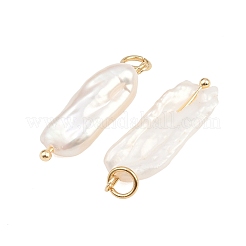 Барочные подвески из натурального жемчуга кеши PALLOY-JF04389-02