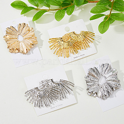 4 пара сережек-гвоздиков из сплава 4 стилей&nbsp;EJEW-FI0002-66