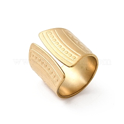 Открытые кольца манжеты из нержавеющей стали 304&nbsp;RJEW-F199-02B-G