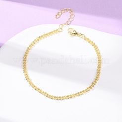 Браслеты из латунных бусин для женщин&nbsp;BJEW-C140-19G