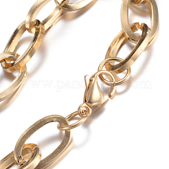 Браслеты-цепочки из нержавеющей стали 304 BJEW-P064-27G