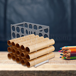 Акриловый стеллаж для хранения винилового рулона AJEW-WH0010-40