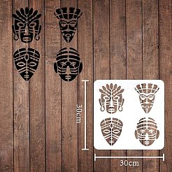 Пластиковые многоразовые шаблоны трафаретов для рисования DIY-WH0172-239