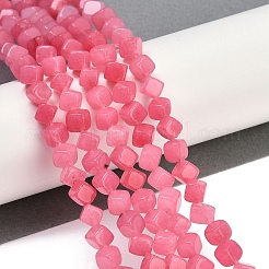 Нити бусин из окрашенного натурального родонита G-A257-A19-01