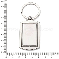 Вращающиеся заготовки для брелоков из сплава для кабошонов KEYC-F041-03P