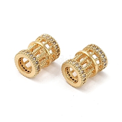 Стойки обшивки латунь кубического циркония европейский шариков KK-K349-05G