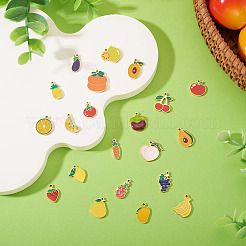 21 шт. 21 стиля эмалевых подвесок из нержавеющей стали 304&nbsp;STAS-TA0003-44