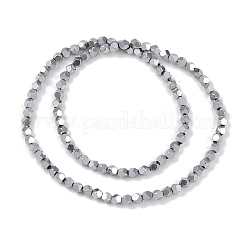 Гальванические нити из синтетических немагнитных гематитовых бусин&nbsp;G-A234-G03-01B