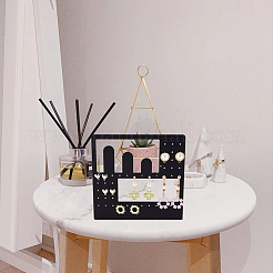 Непрозрачные акриловые подставки для серег EDIS-WH0016-017B