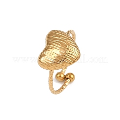 Регулируемые открытые манжеты из нержавеющей стали 304 для женщин&nbsp;LS-RJEW-K303-02G