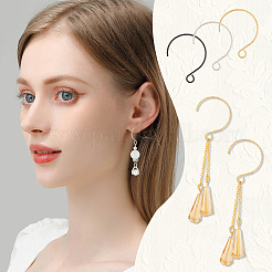 48 шт. 6 крючка для сережек из хирургической нержавеющей стали 316 STAS-UN0047-36