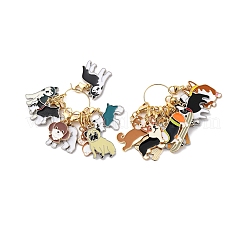 Кулон из сплава эмали HJEW-SW00023-01