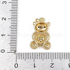 Латунные микро проложить кубического циркония подвески KK-D409-45G-A