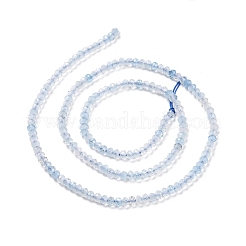 Природные Аквамарин бисер нитей G-E194-12