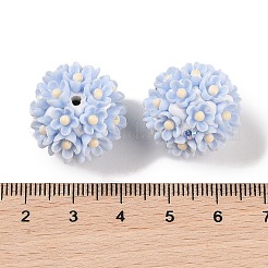 Ручной полимерной глины шариков Rhinestone CLAY-H003-03B