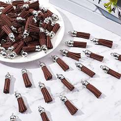 100 шт. Искусственная замша подвеска с кисточкой украшения FIND-SC0002-29E