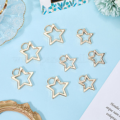 8шт 2 стиля пружинные кольца из цинкового сплава&nbsp;FIND-SP0003-83KCG