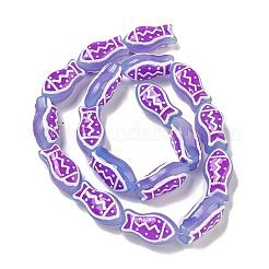 Прозрачные стеклянные бусины ручной работы GLAA-N0028-02C