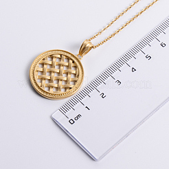 Винтажные панк-богемные ожерелья из нержавеющей стали с китайским узлом для женщин и мужчин VU1484