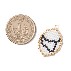 Подвески из стеклянных бусин с изображением двенадцати созвездий PALLOY-MZ00891-05