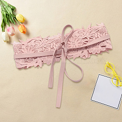 Искусственная кожа цветочные кружева широкие цепные ремни AJEW-WH20077-032C