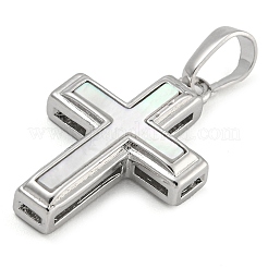 Латунные подвески с ракушкой KK-D534-02P-02