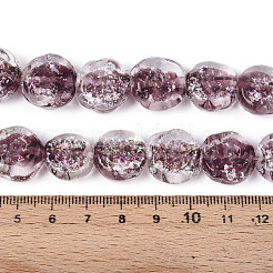 Бусы лэмпворк ручной работы LAMP-N028-04D